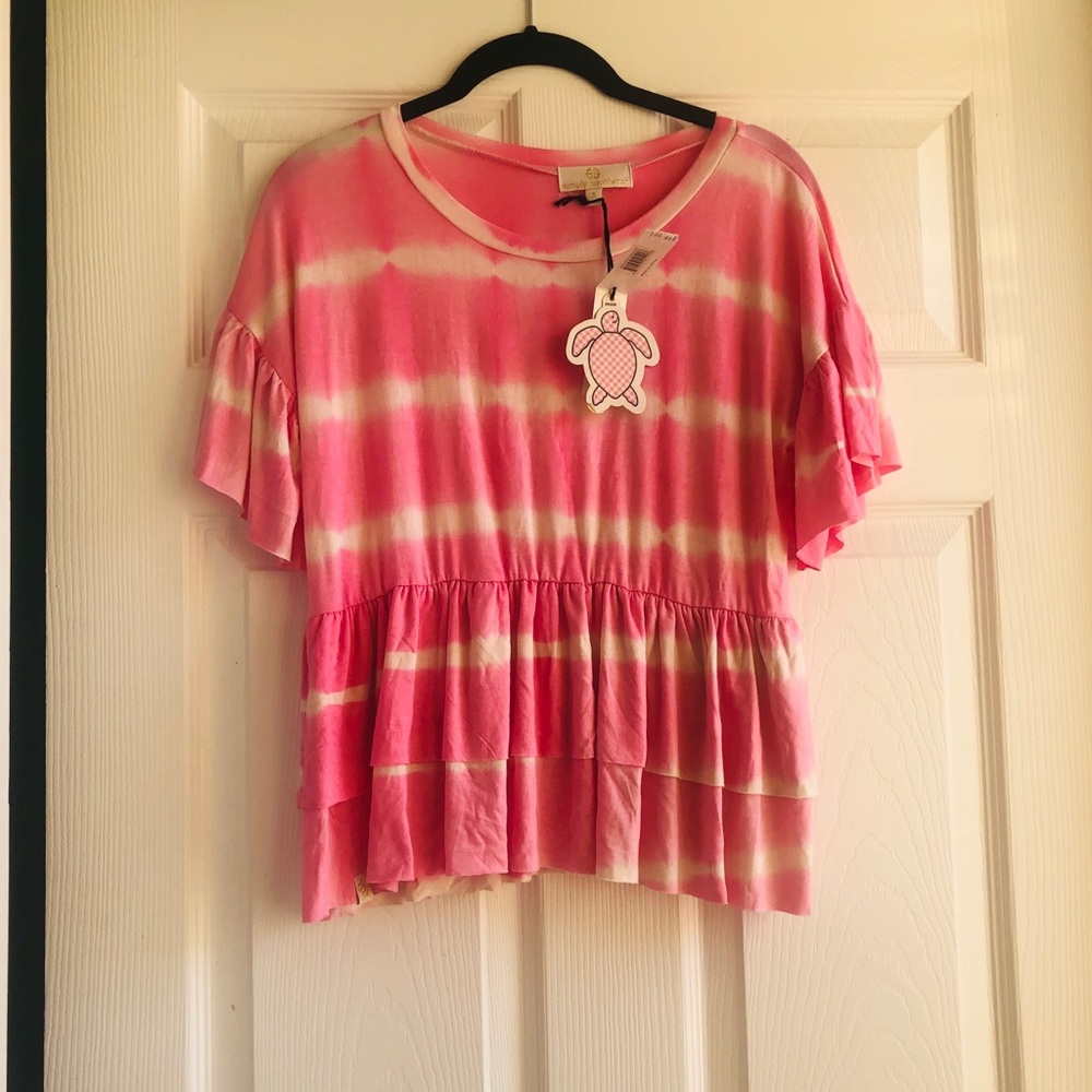 NWT Simply Southern Tie Dye Blouse